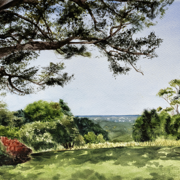 custom commission of a locals house view to the coast