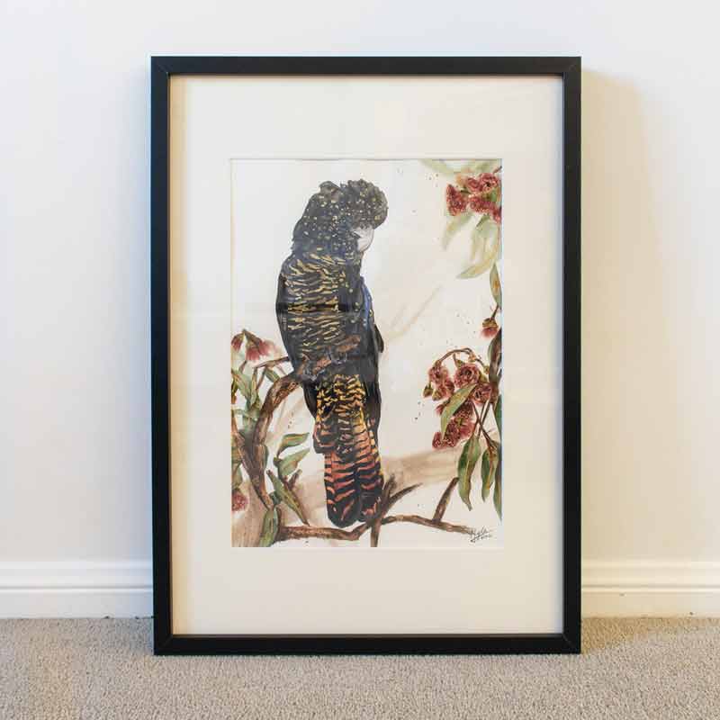 "Red Tailed Speckles" ORIGINAL Artwork