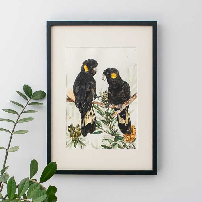 "A Yellow Tail of Two" ORIGINAL Artwork